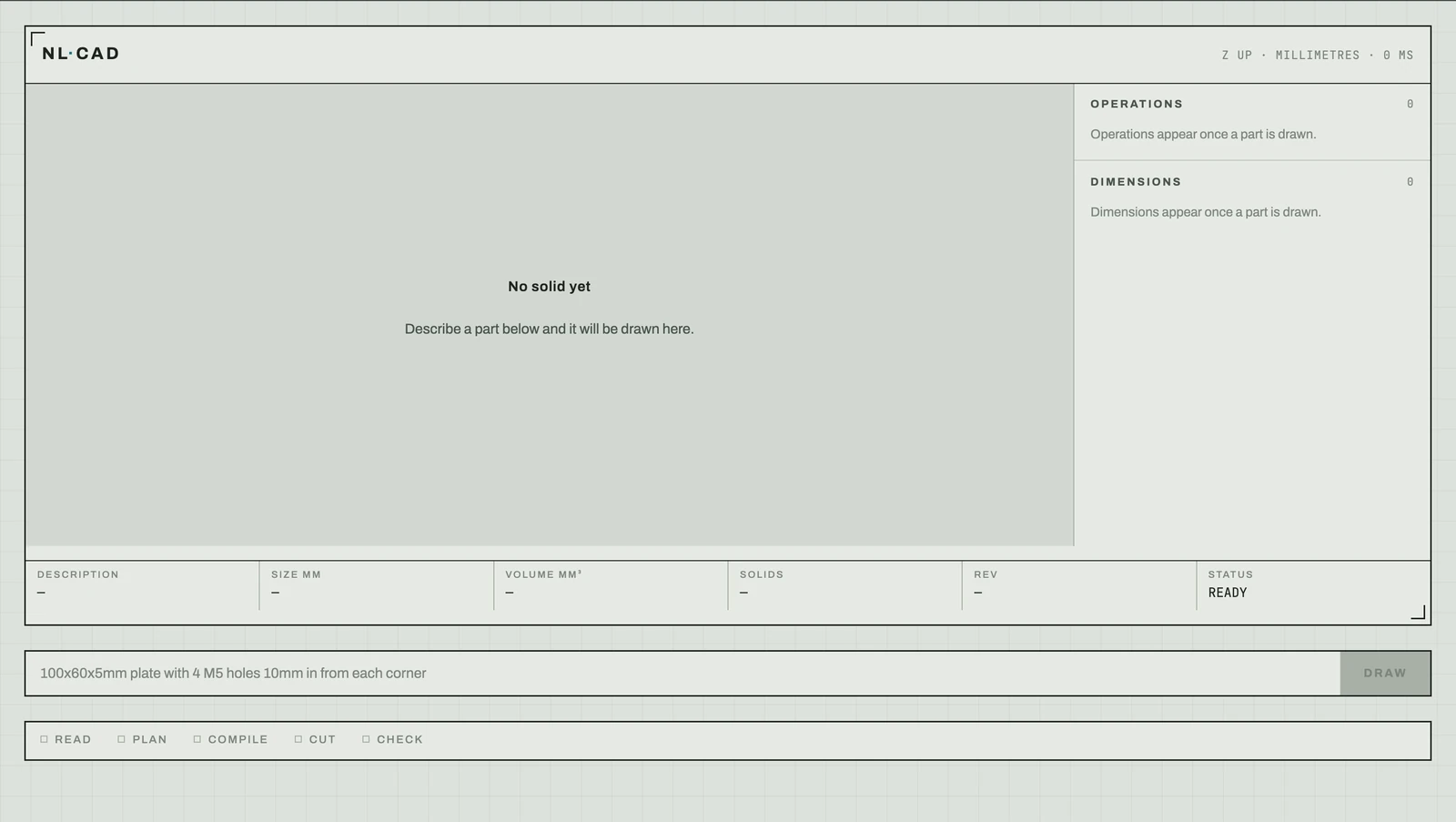 NL-CAD preview